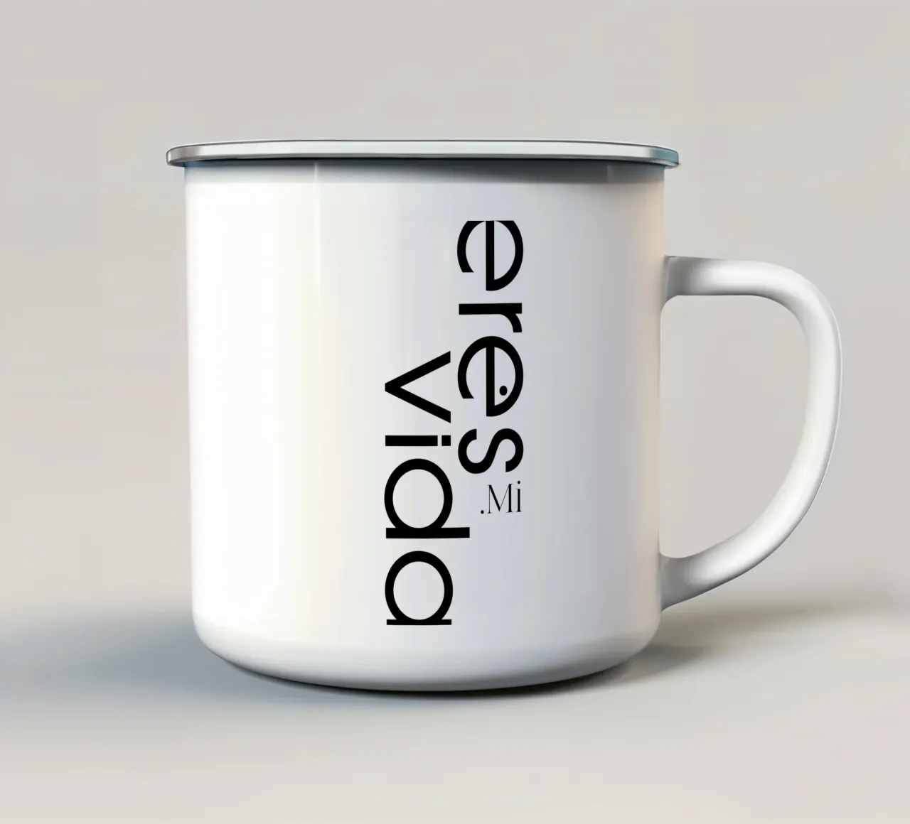 Eres Mi Vida tazza in smalto da YV TYPOGRAPHY