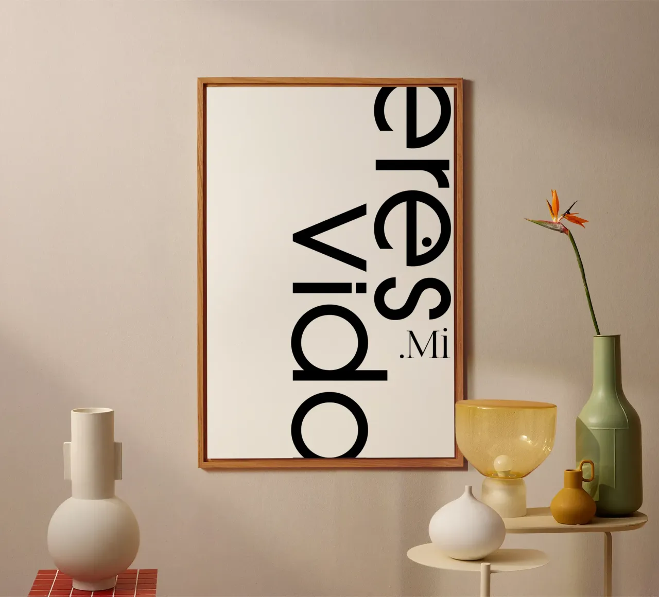 Eres Mi Vida alluminio dibond da YV TYPOGRAPHY