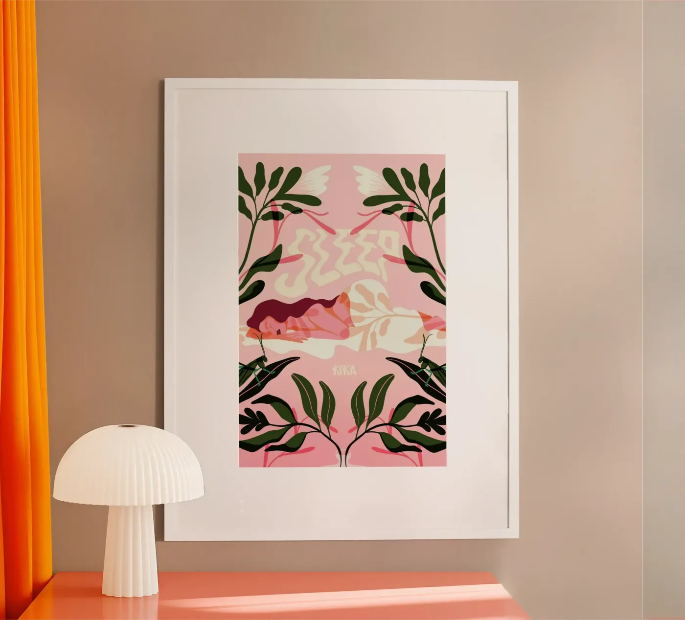 Nap poster by Kika illu