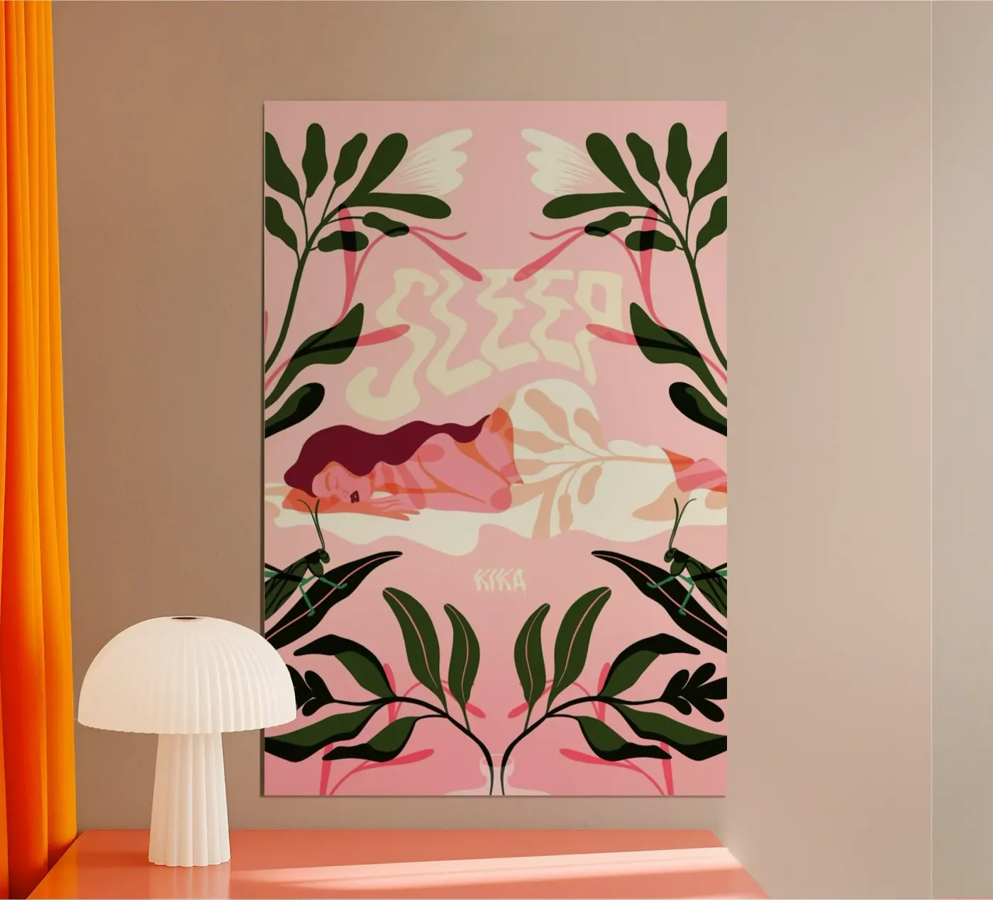 Nap poster by Kika illu