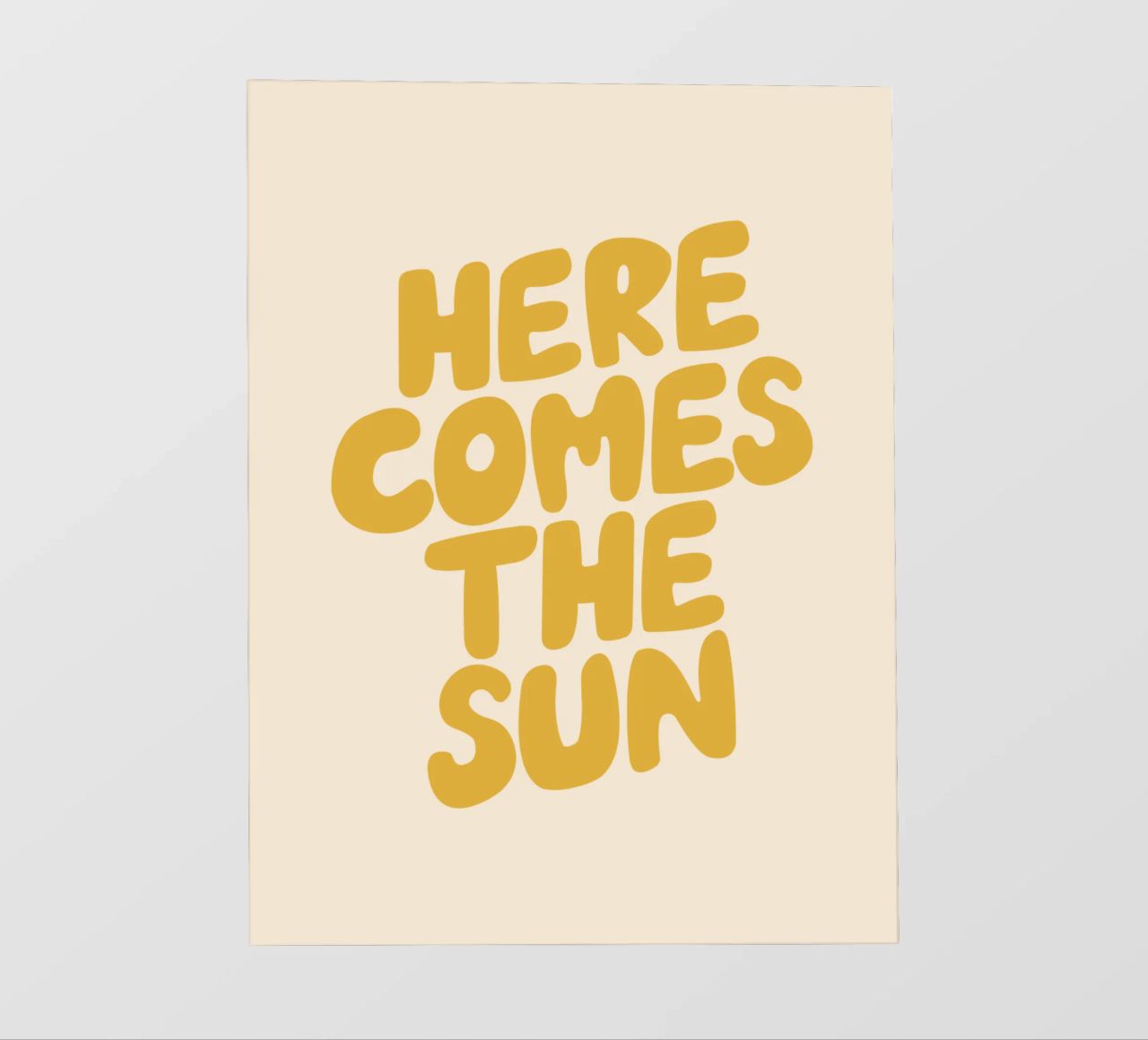 Hier kommt die Sonne Fototapete von THE MOTIVATED TYPE