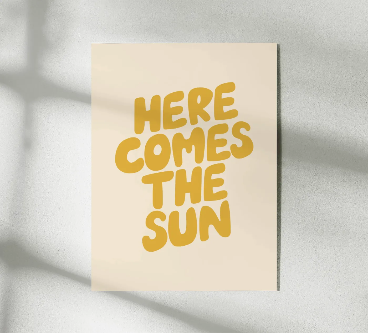 Arriva il sole plexiglass da THE MOTIVATED TYPE