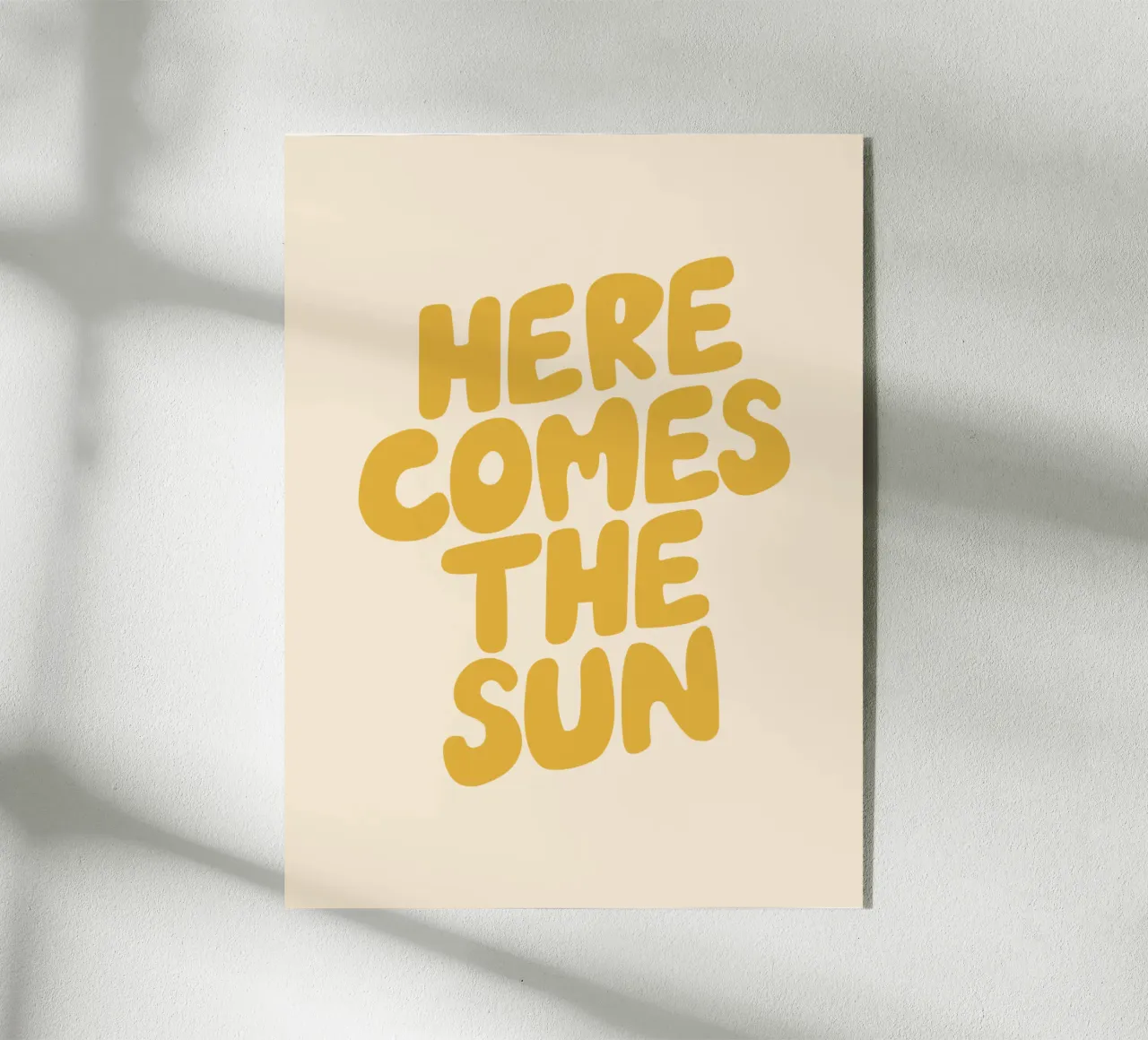 Arriva il sole plexiglass da THE MOTIVATED TYPE