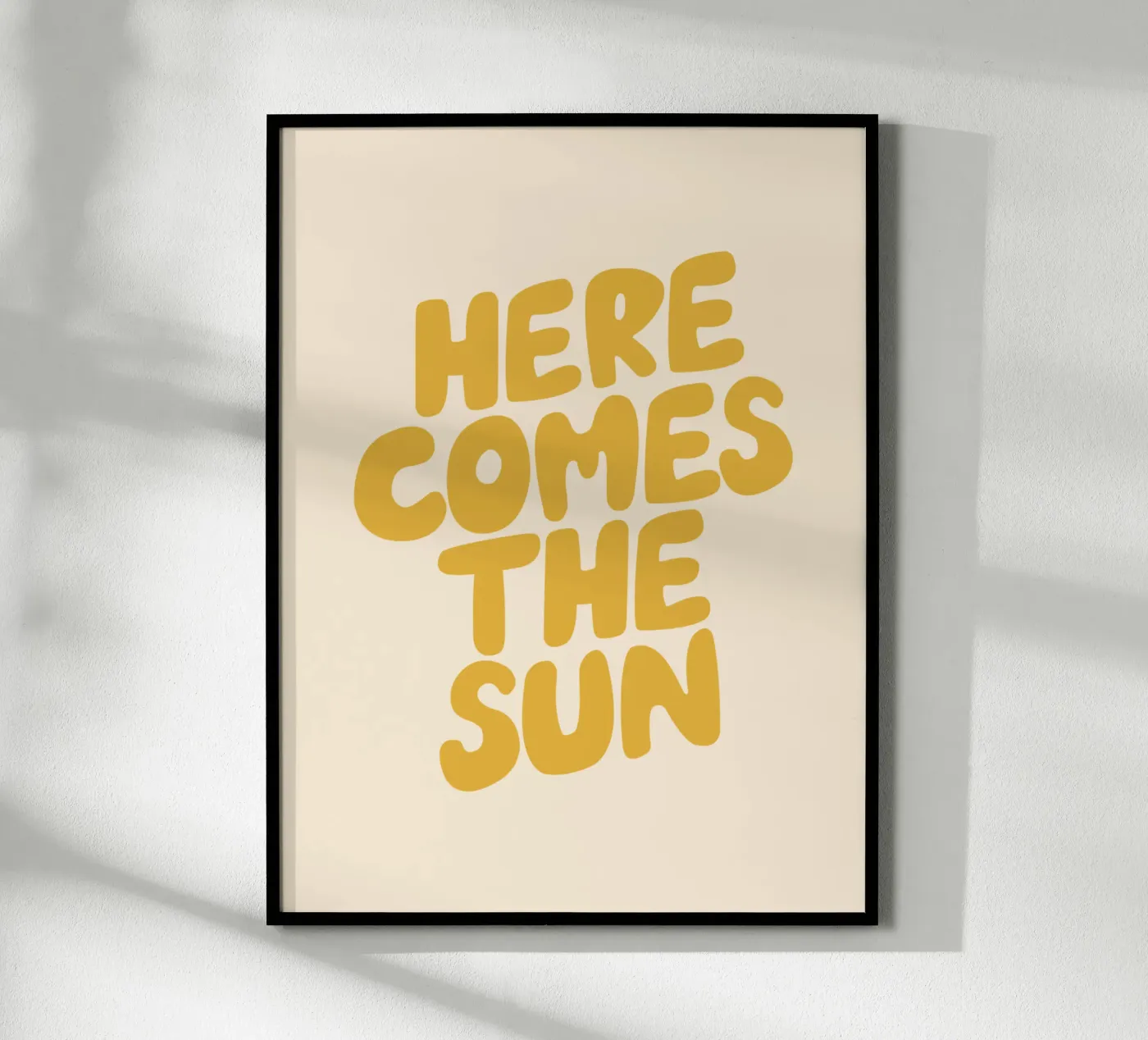 Arriva il sole poster da THE MOTIVATED TYPE