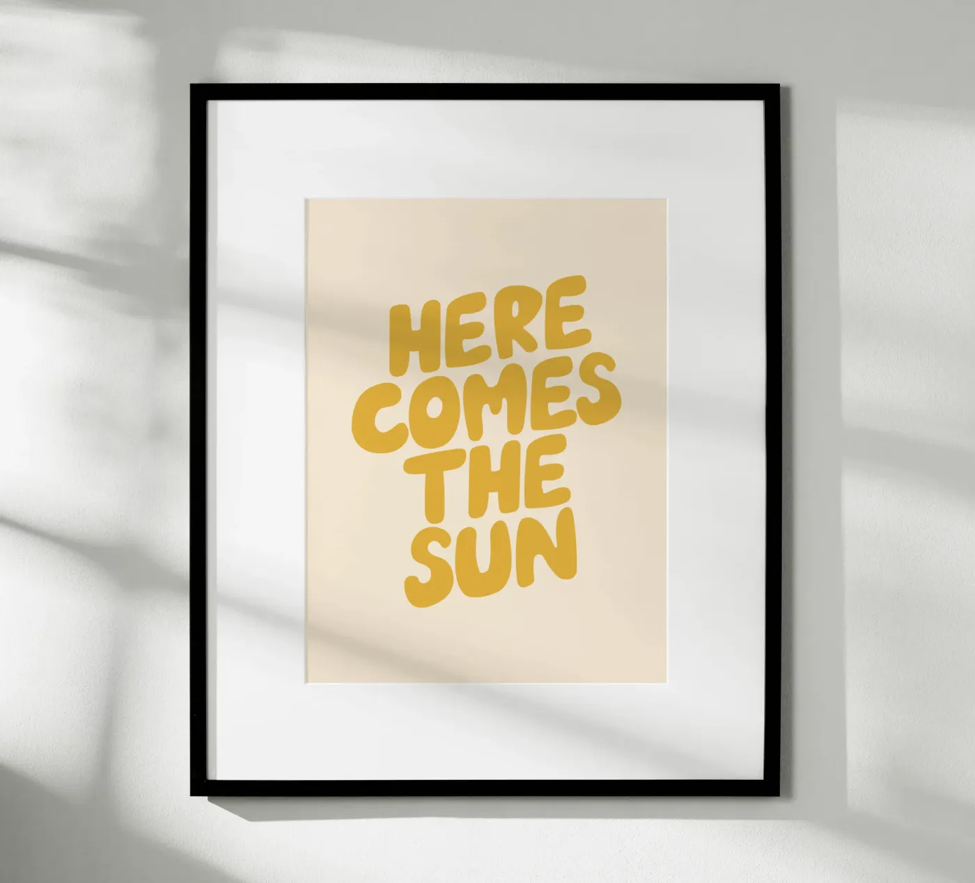 Arriva il sole poster da THE MOTIVATED TYPE