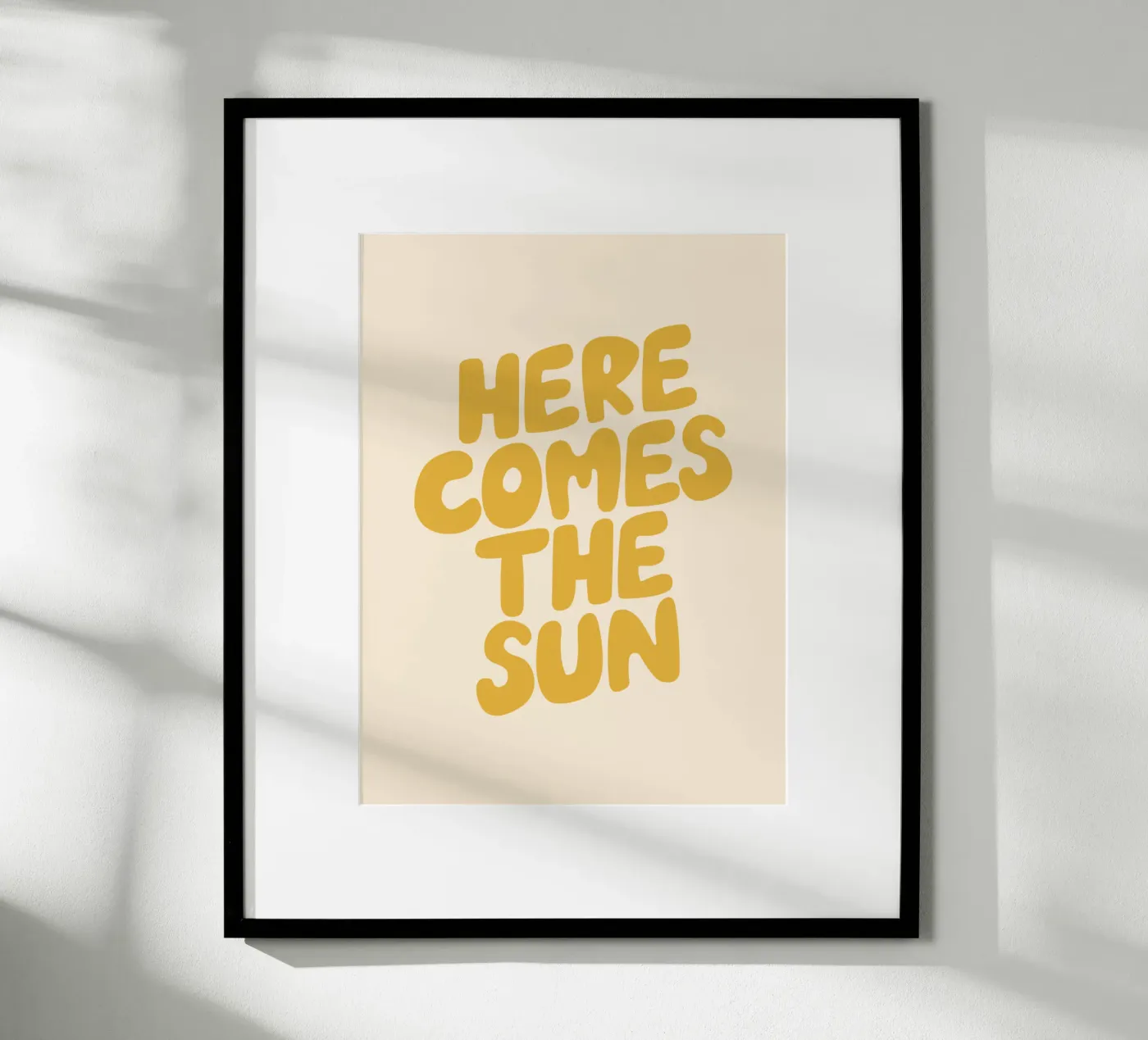Arriva il sole poster da THE MOTIVATED TYPE