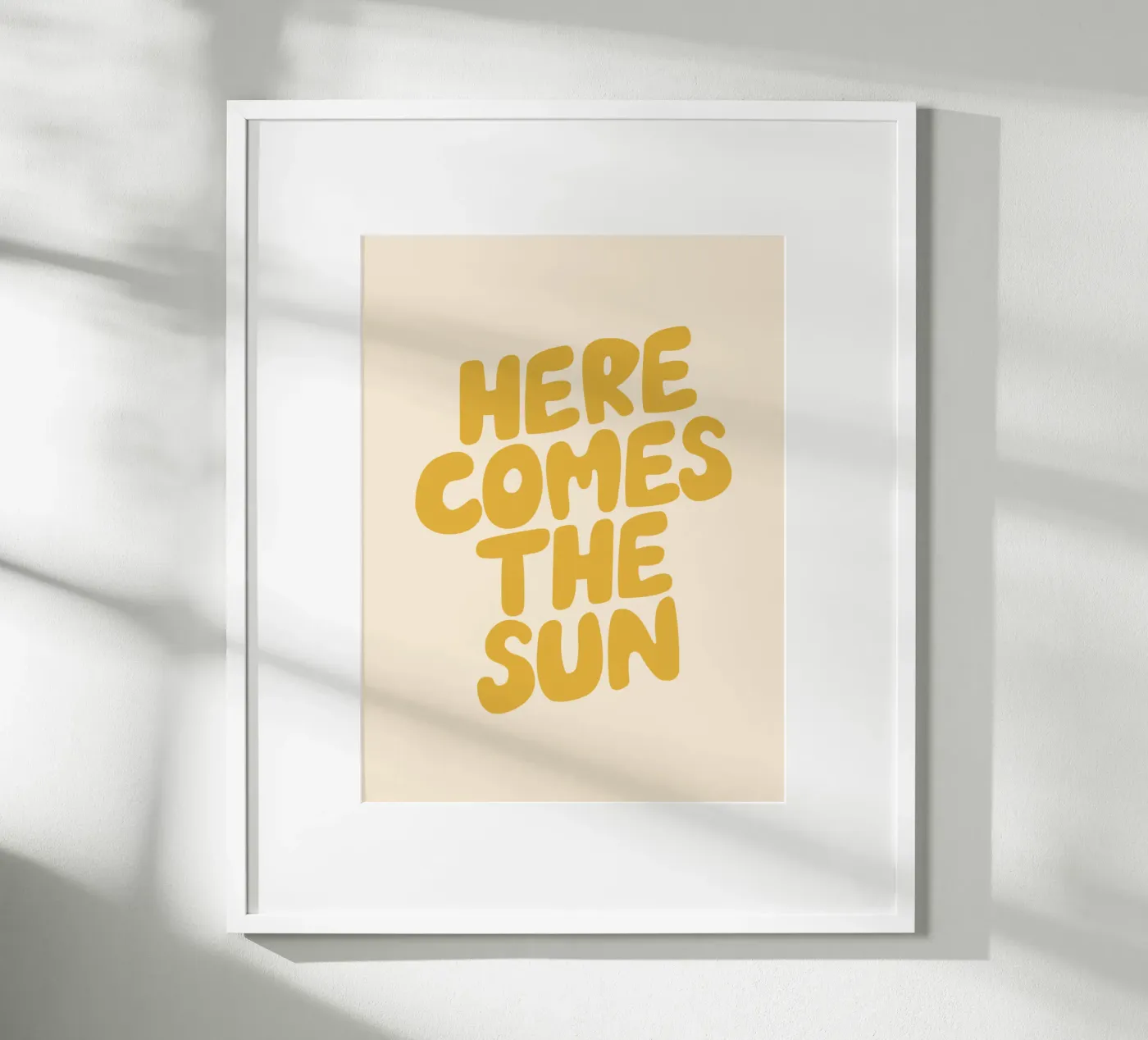 Arriva il sole poster da THE MOTIVATED TYPE