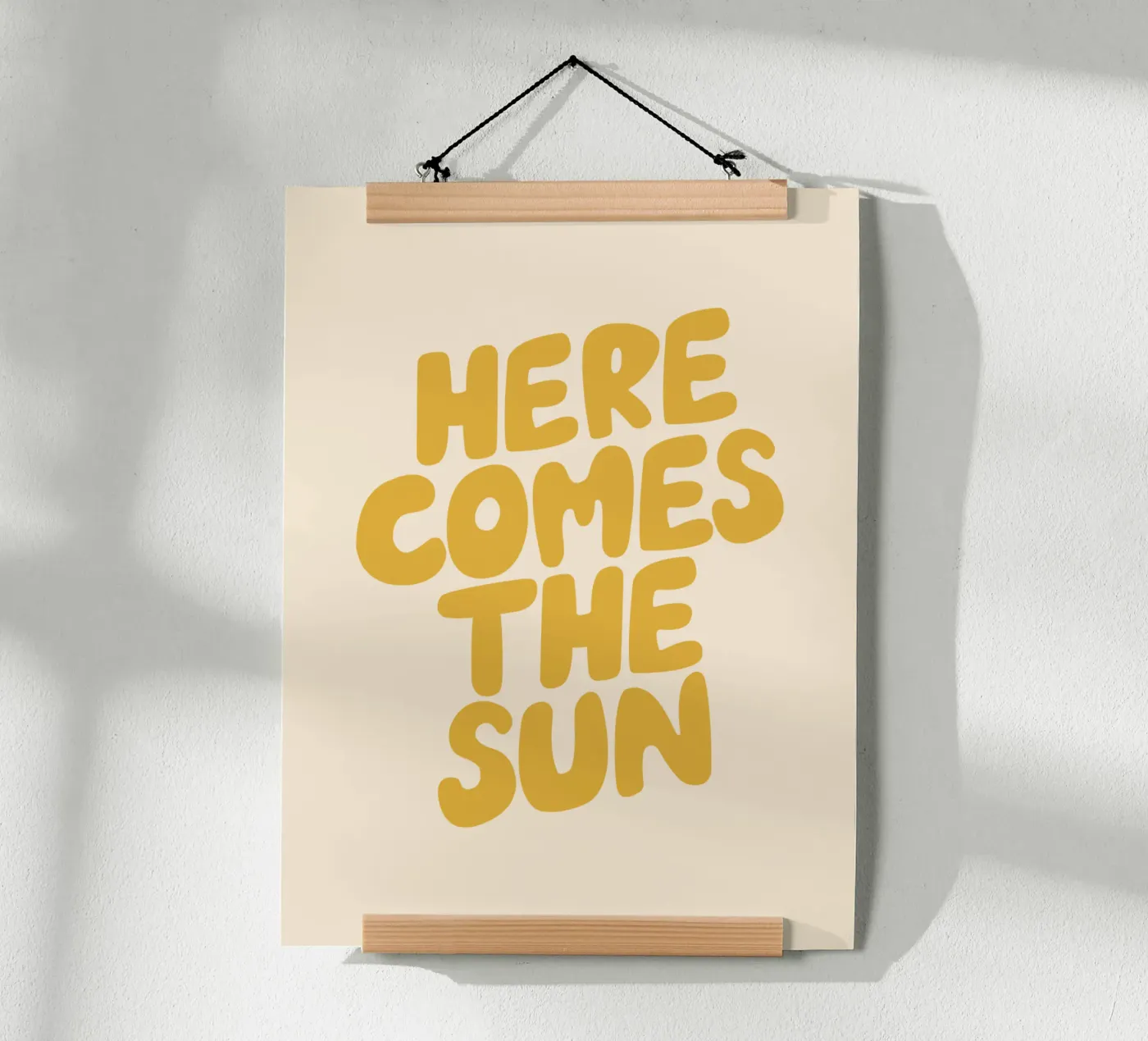 Arriva il sole poster da THE MOTIVATED TYPE