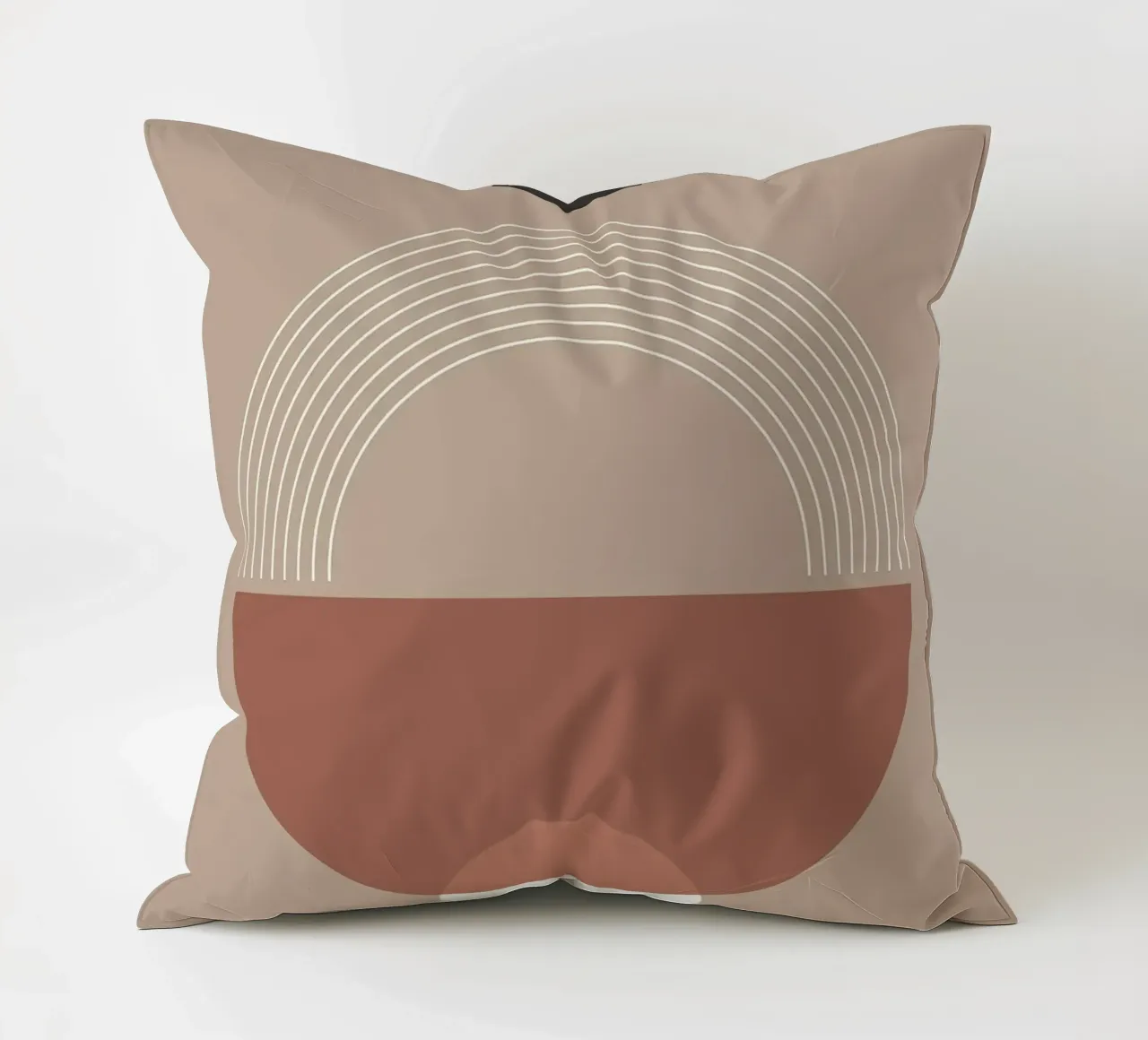 cerchio semicerchio minimalismo linee curve forme geometriche cuscino da Nick Haluck