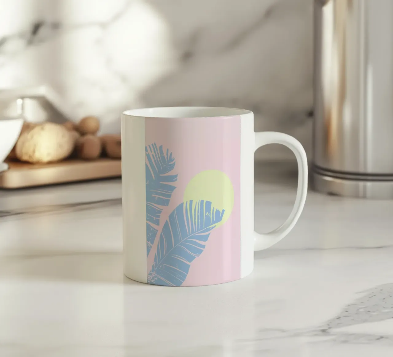 Pastel Field tazza in ceramica da Pure