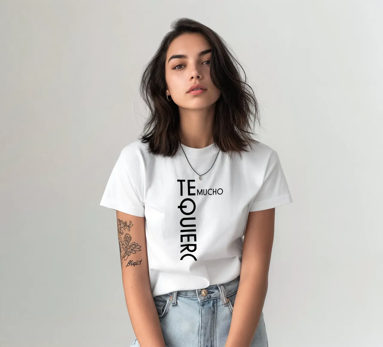 Ti amo molto t-shirt da YV TYPOGRAPHY