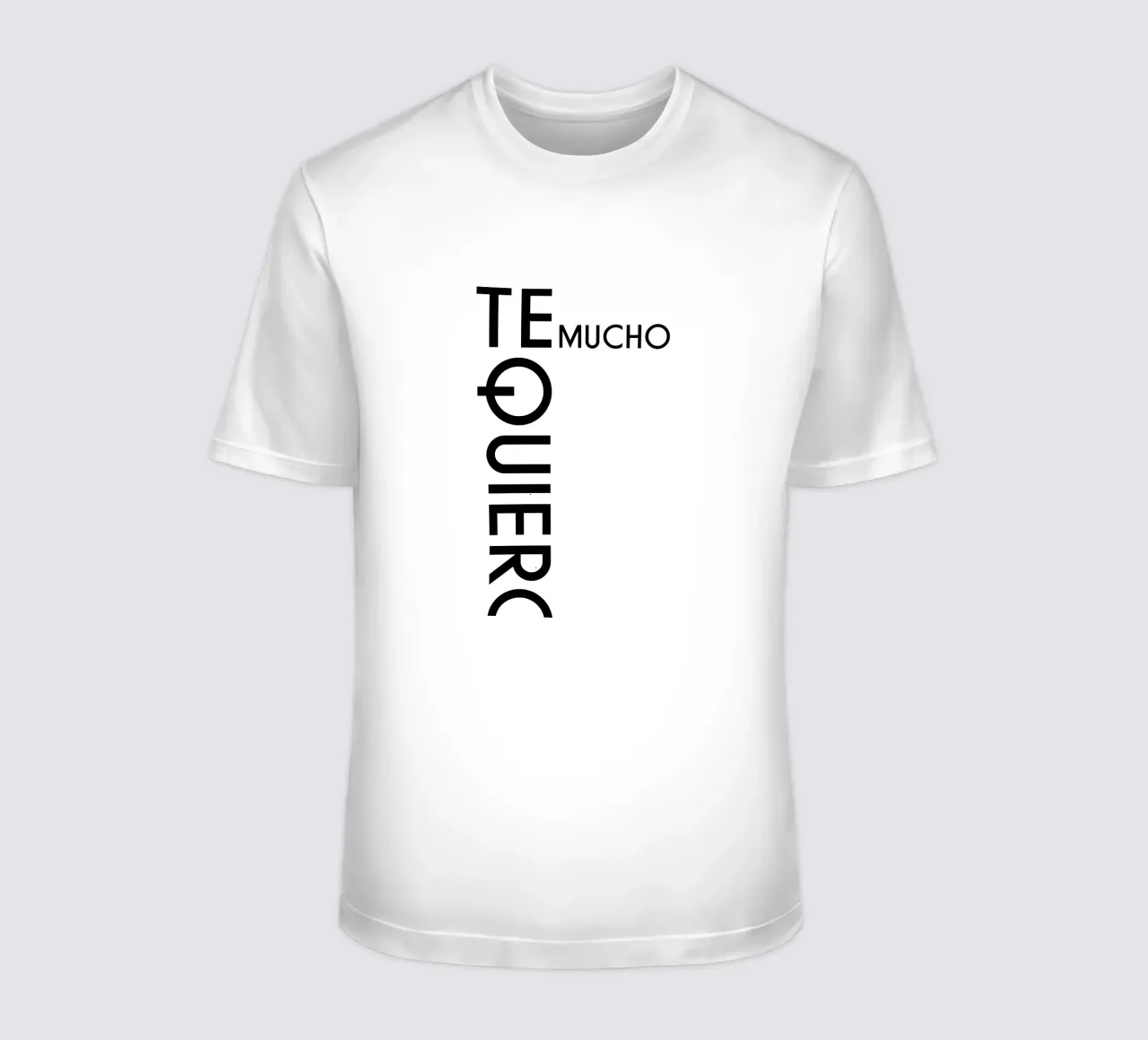 Ti amo molto t-shirt da YV TYPOGRAPHY
