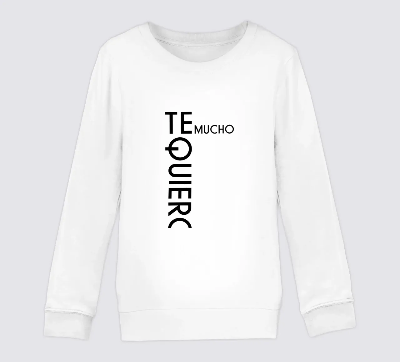 Ti amo molto felpa bambino da YV TYPOGRAPHY