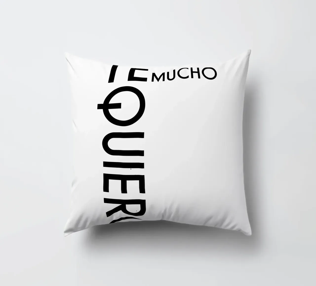 Ti amo molto cuscino da YV TYPOGRAPHY