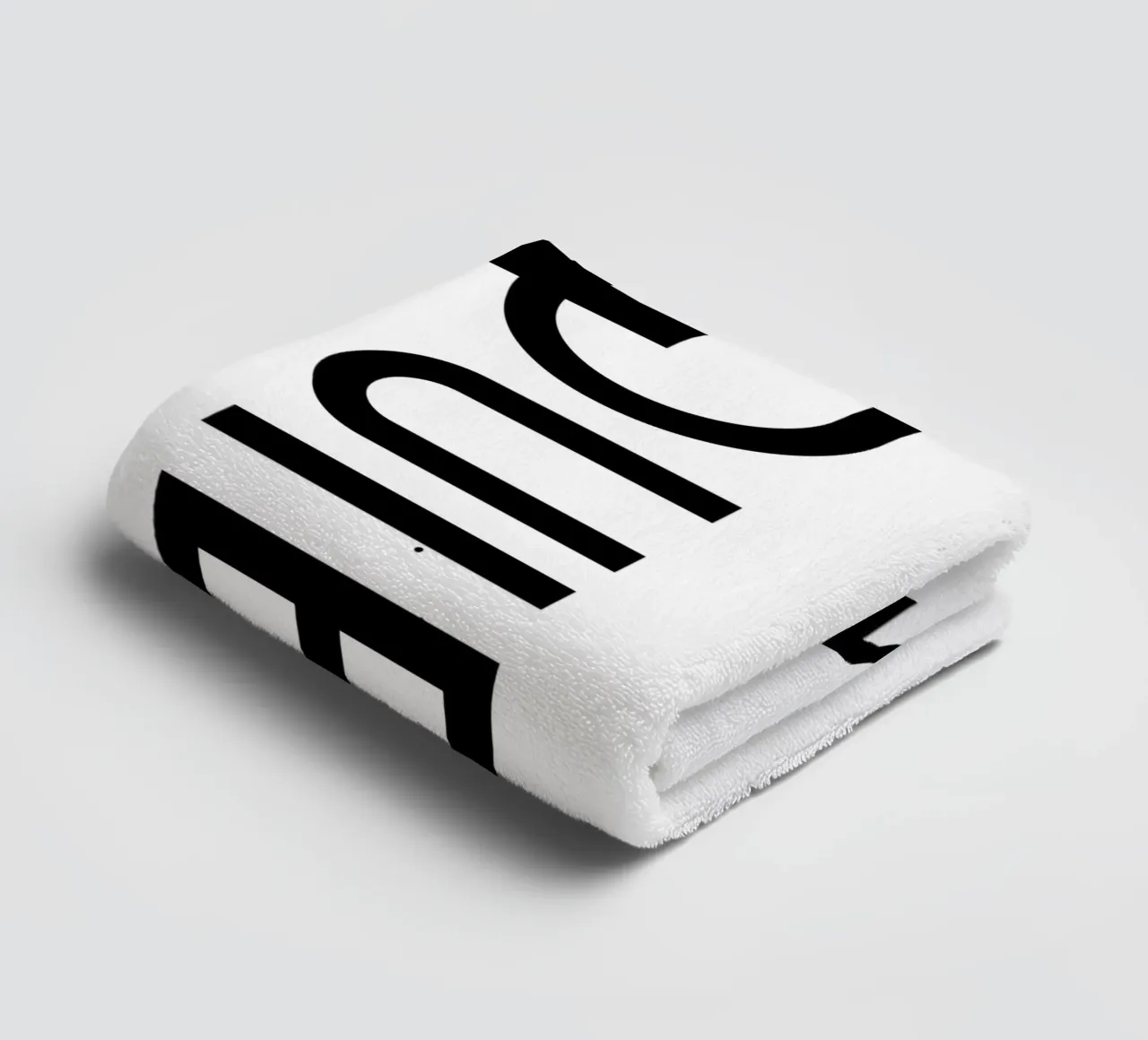 Ich liebe dich sehr Handtuch von YV TYPOGRAPHY