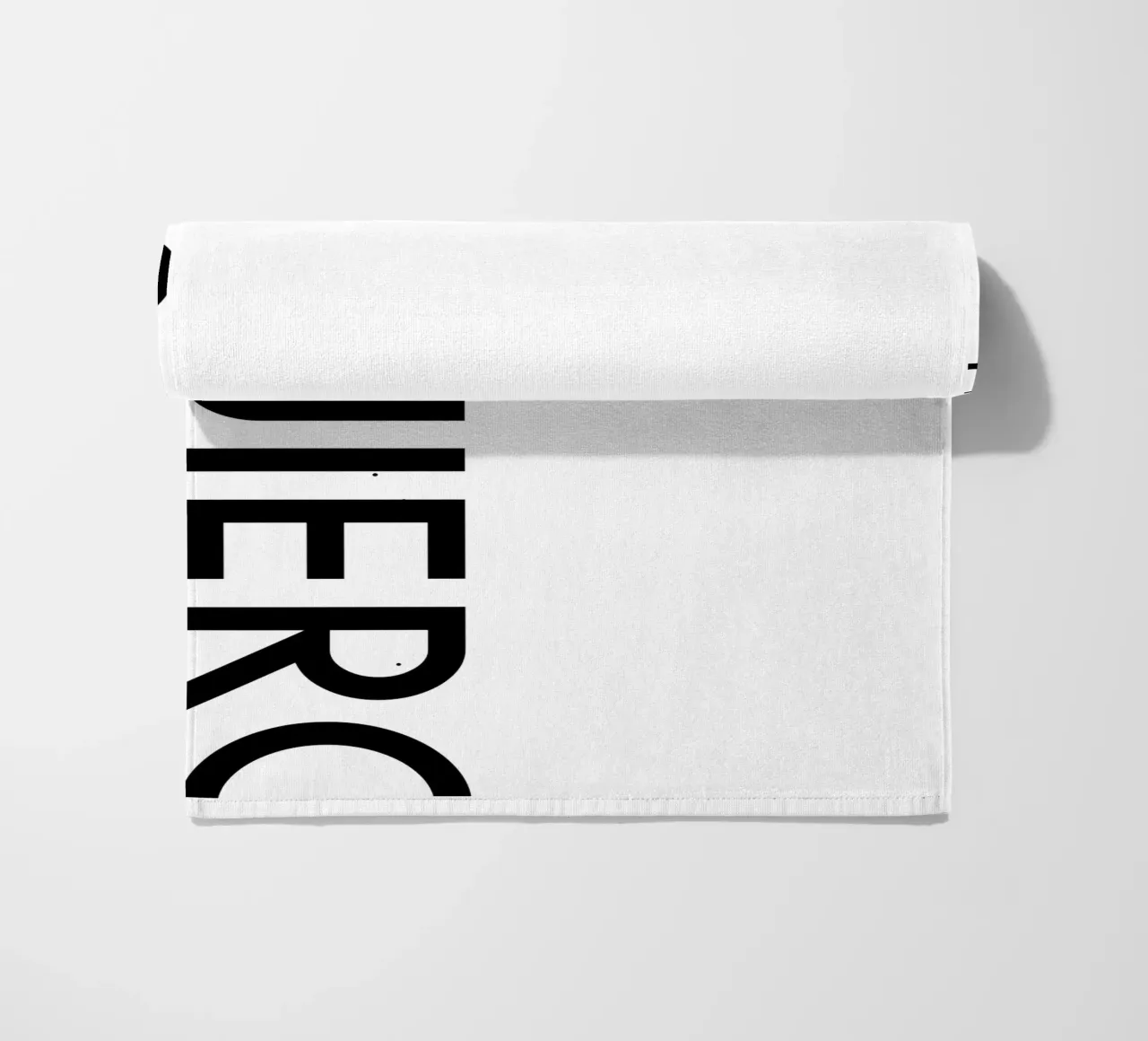 Ti amo molto telo mare da YV TYPOGRAPHY