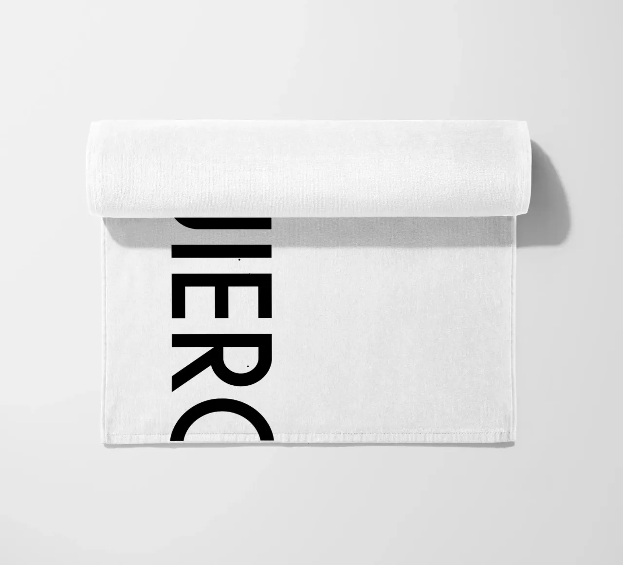 Ti amo molto telo mare da YV TYPOGRAPHY