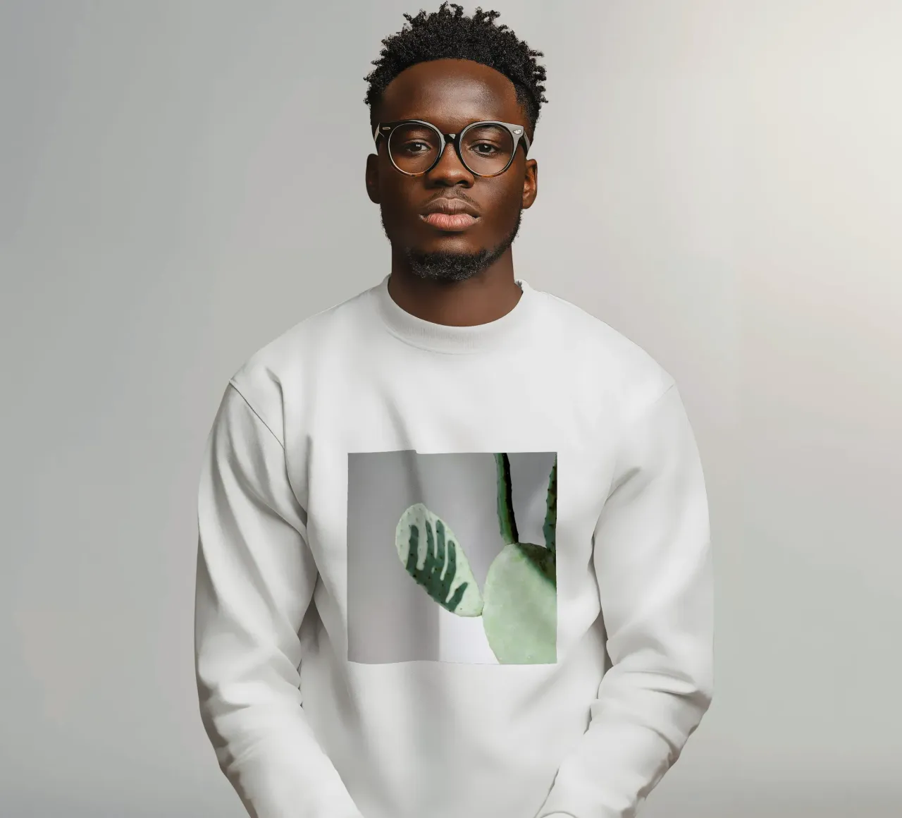 Hello Cactus felpa da George Griefy