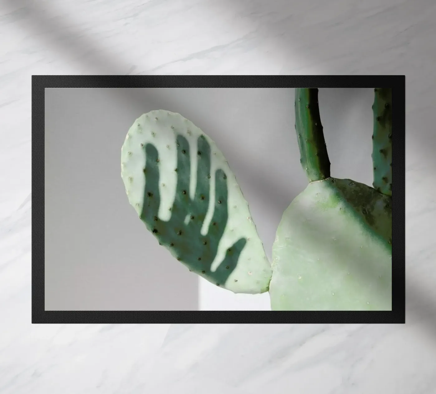 Hello Cactus doormat by George Griefy
