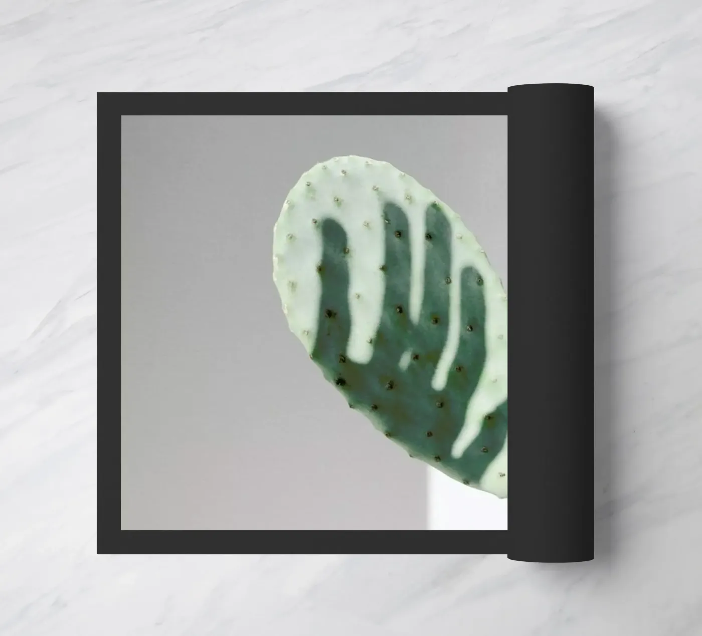 Hello Cactus doormat by George Griefy