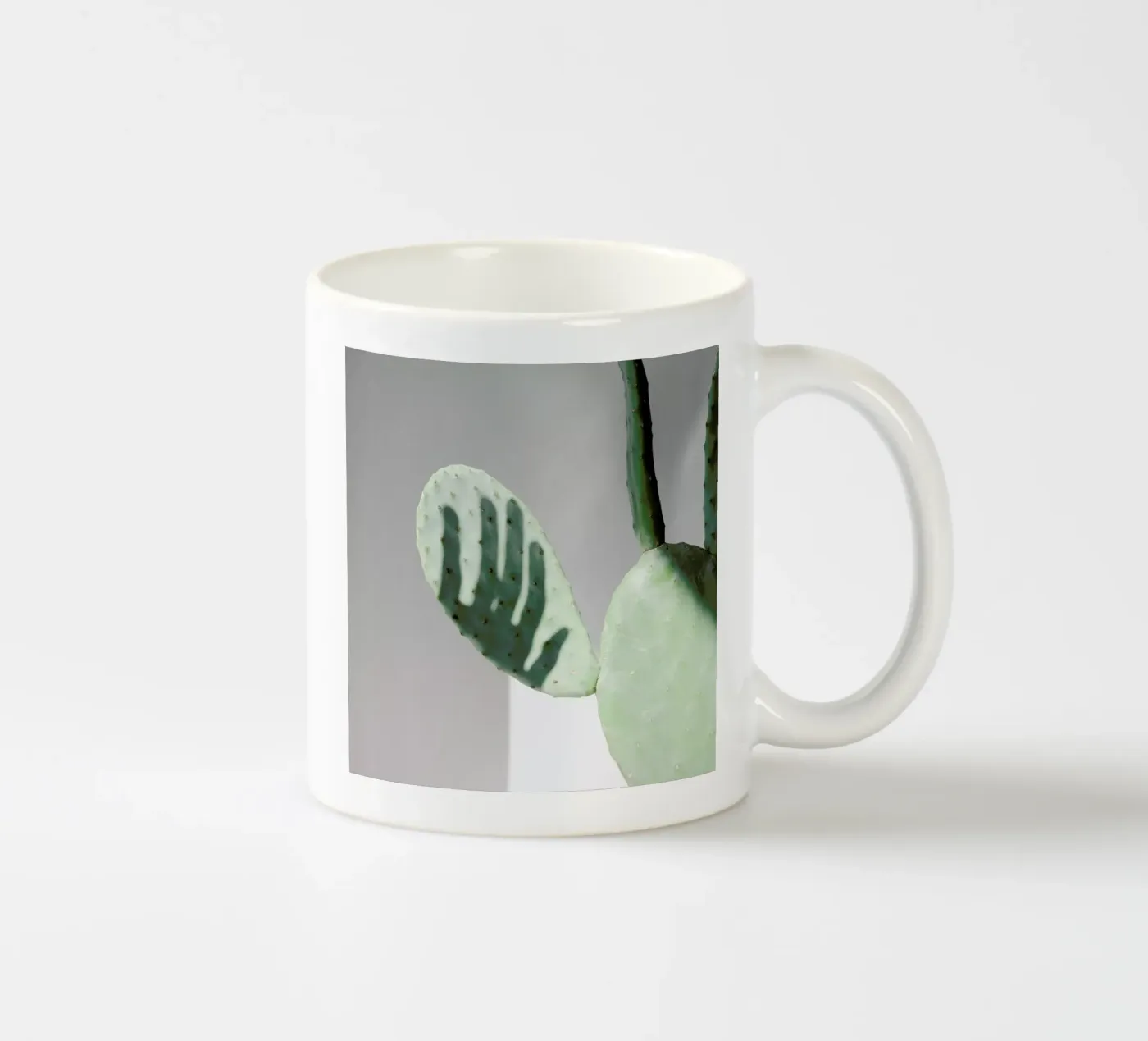 Hello Cactus ceramic mug by George Griefy