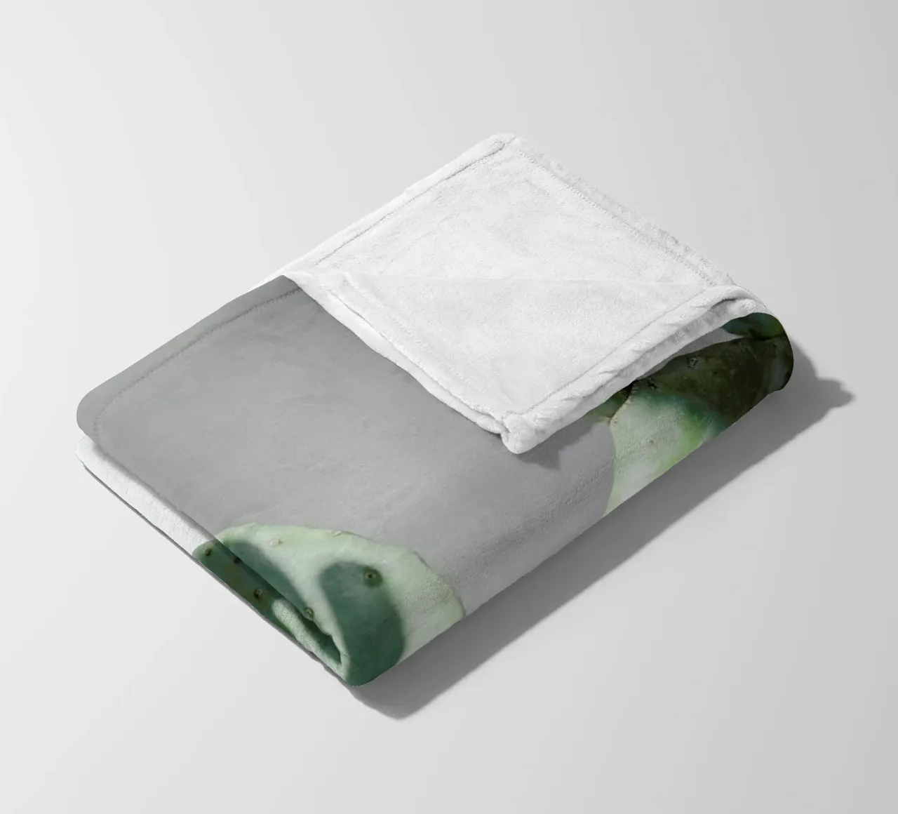 Hello Cactus Fleecedecke von George Griefy