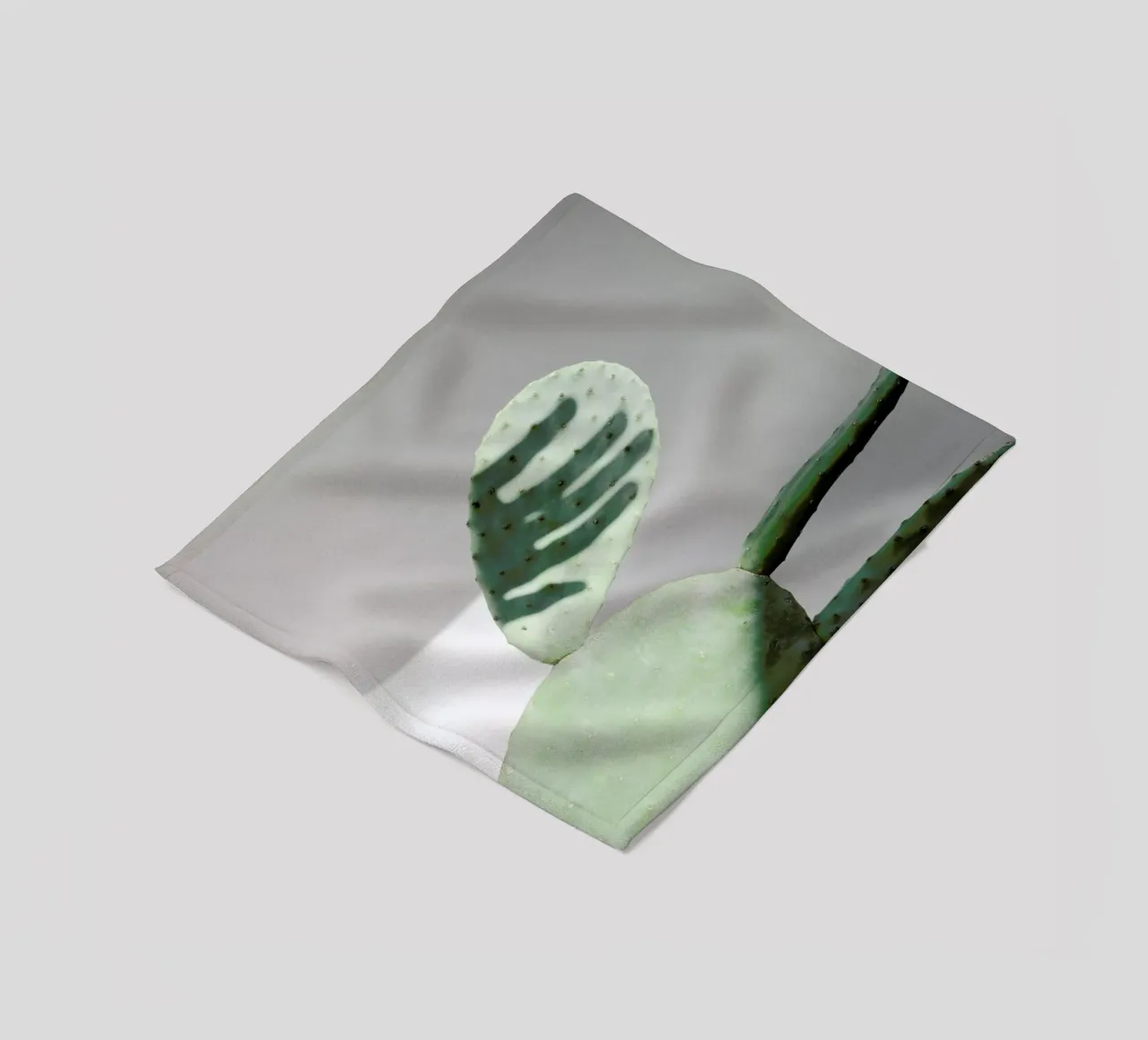 Hello Cactus Fleecedecke von George Griefy