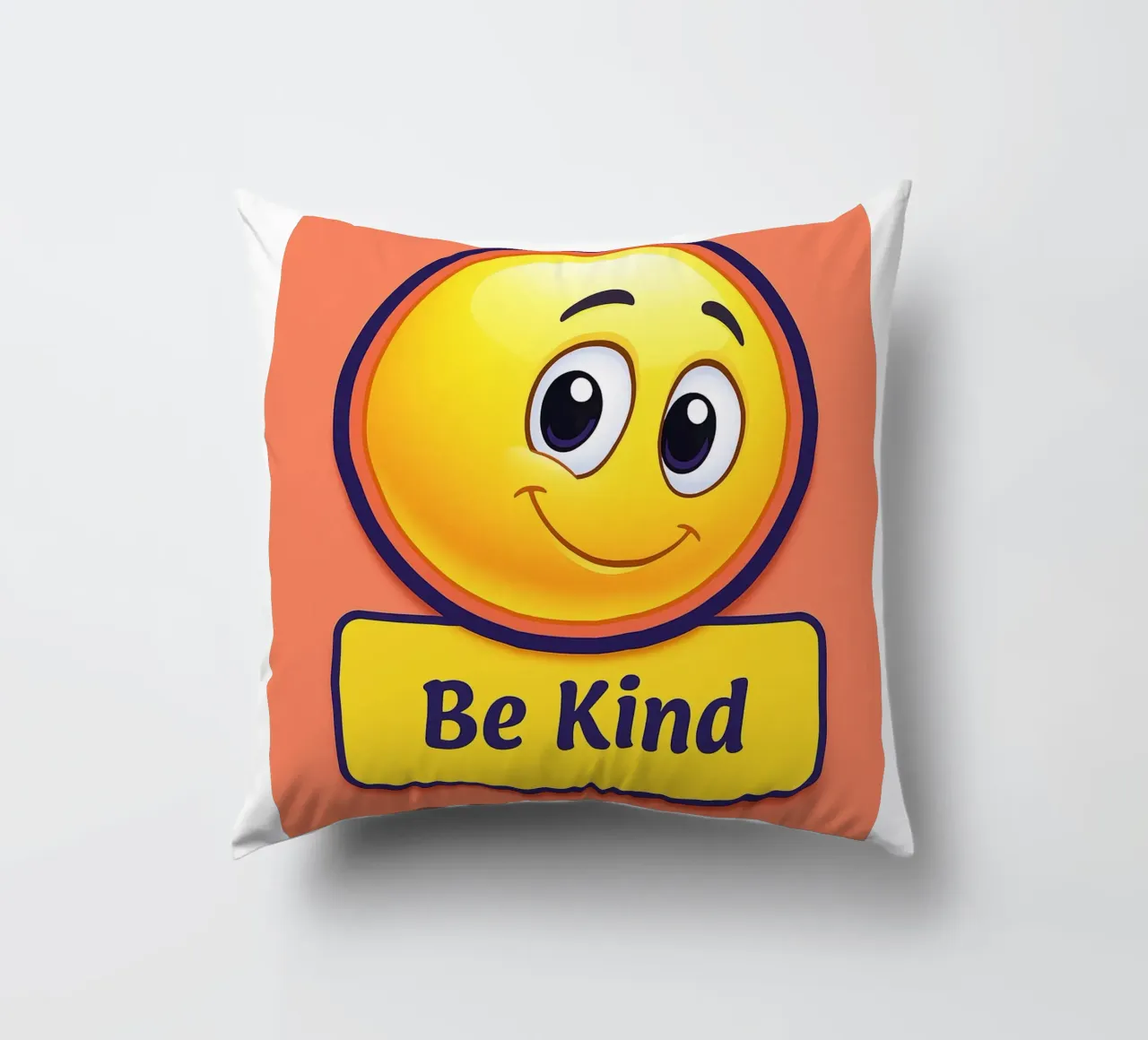Emoticona sorriso Be Kind cuscino da PitaraS