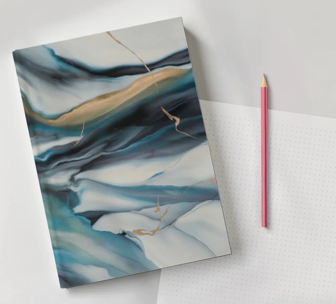 Marbled Drift Wave notebook by Monarch Arc
