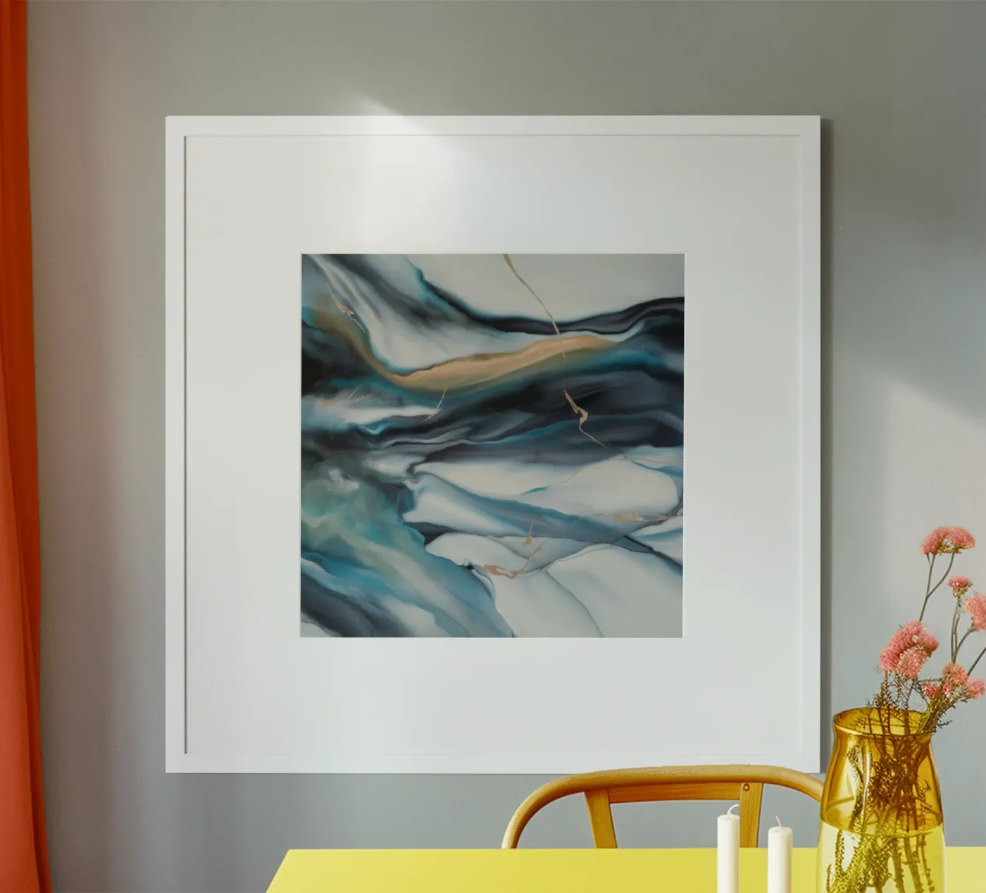 Marbled Drift Wave poster by Monarch Arc