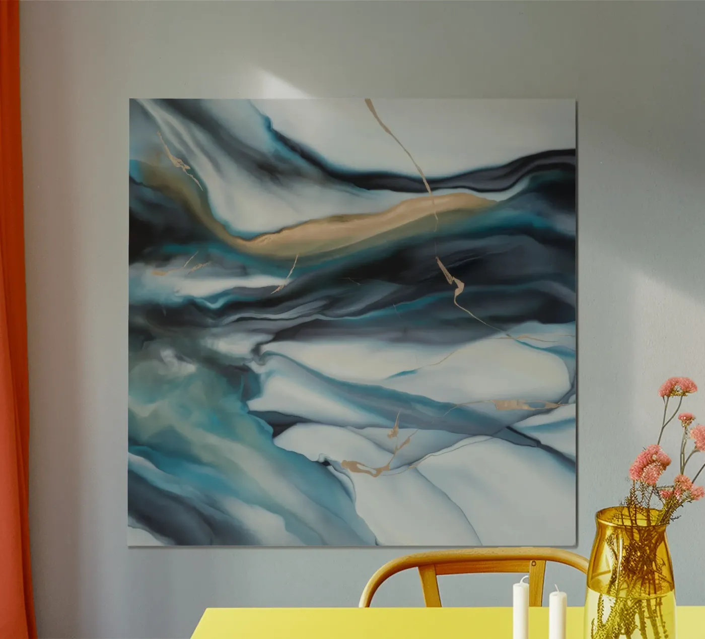 Marbled Drift Wave poster by Monarch Arc