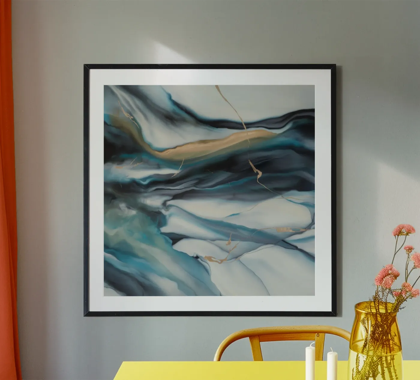 Marbled Drift Wave poster by Monarch Arc