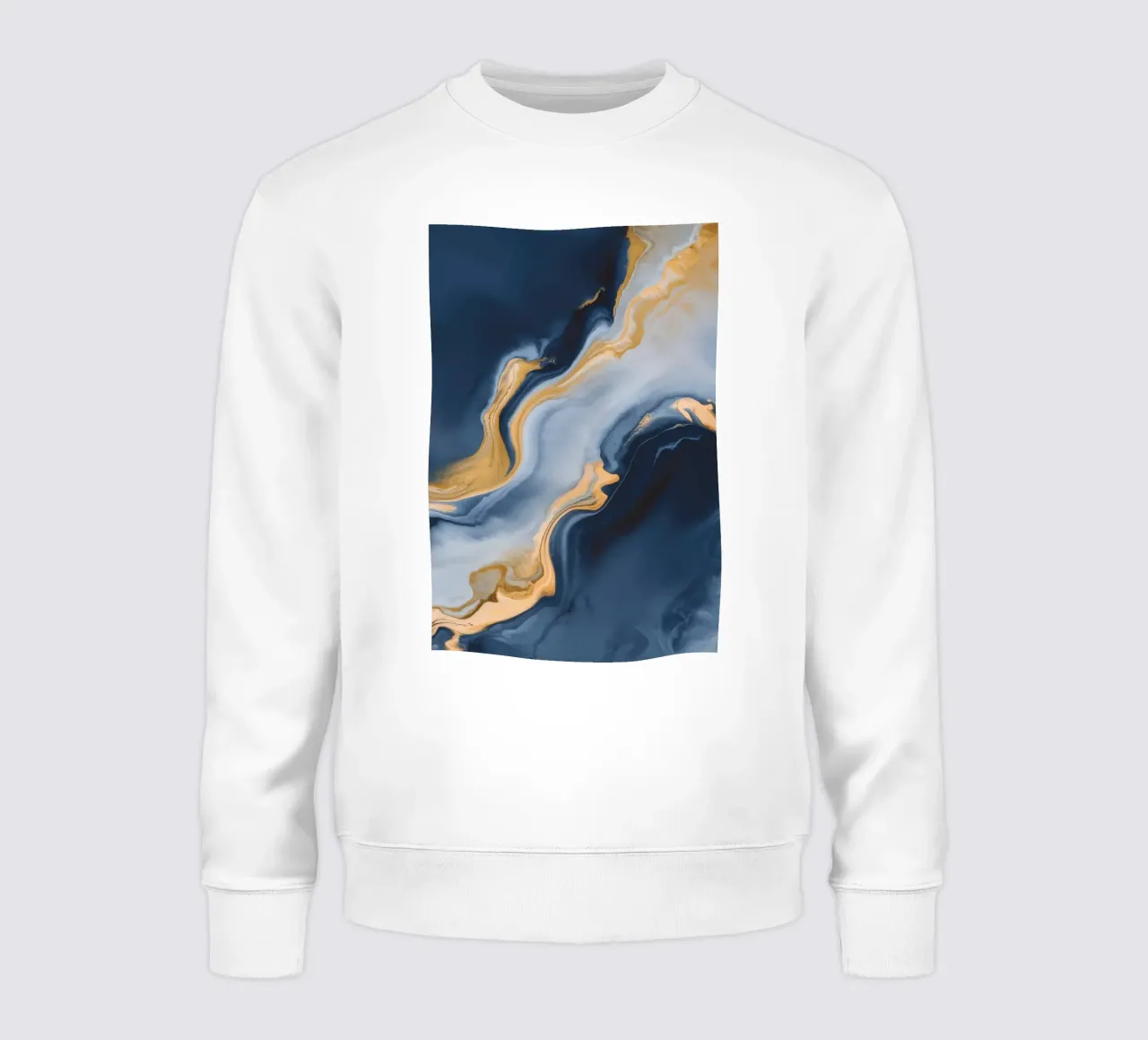 Kobalt vlamonderbreking sweatshirt van Monarch Arc