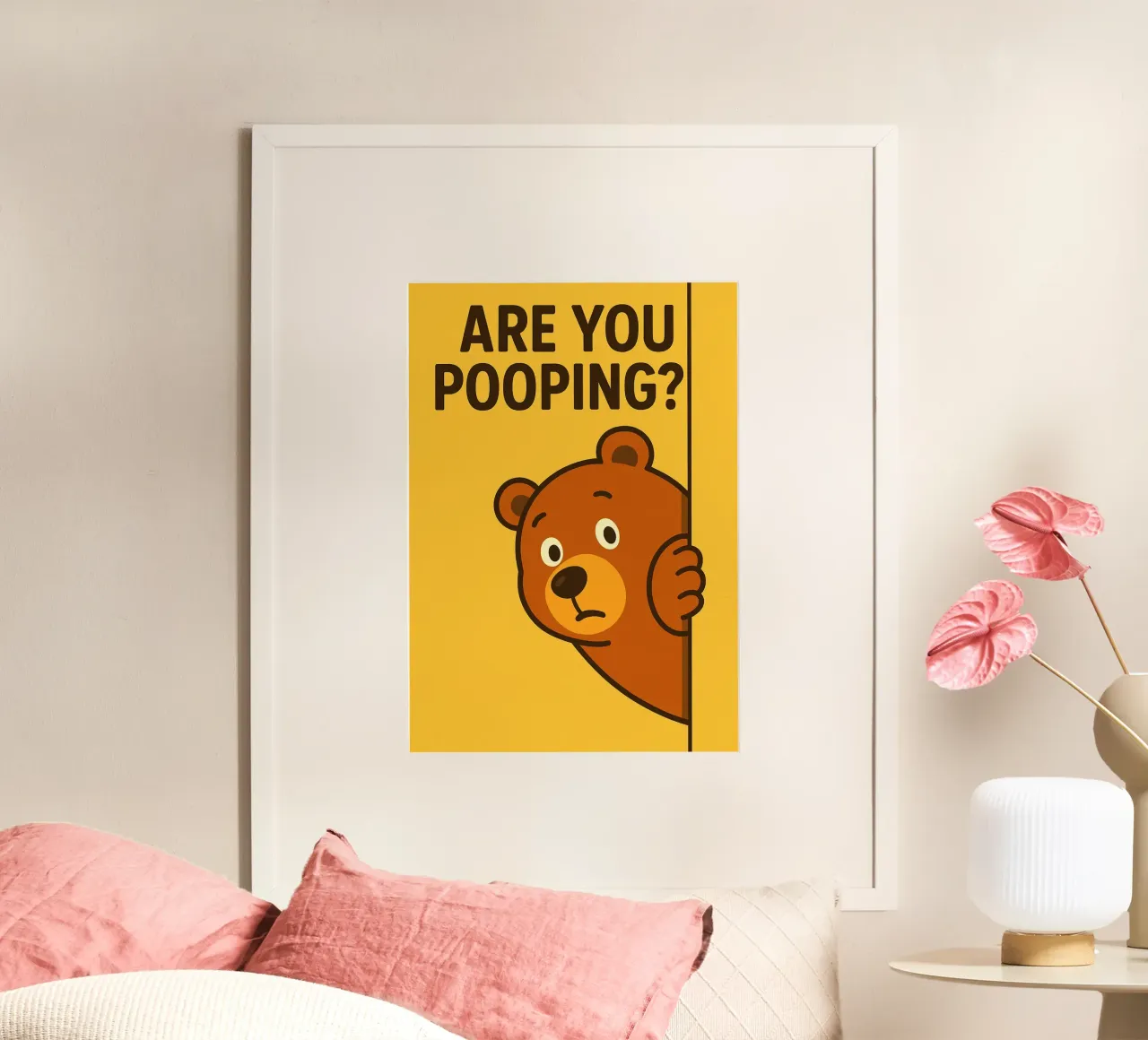 orso stai facendo la cacca poster da PitaraS