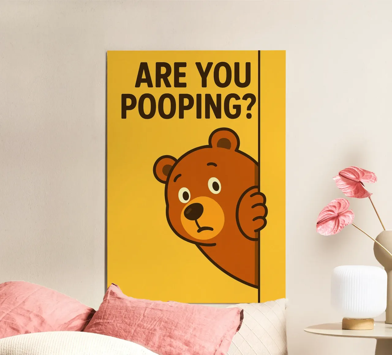 orso stai facendo la cacca poster da PitaraS