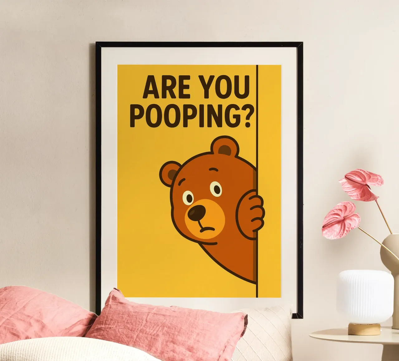 orso stai facendo la cacca poster da PitaraS