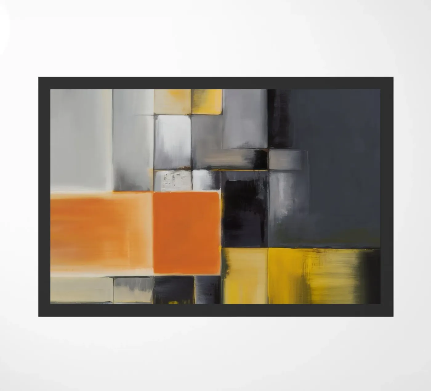 Block Frame Glow doormat by Monarch Arc