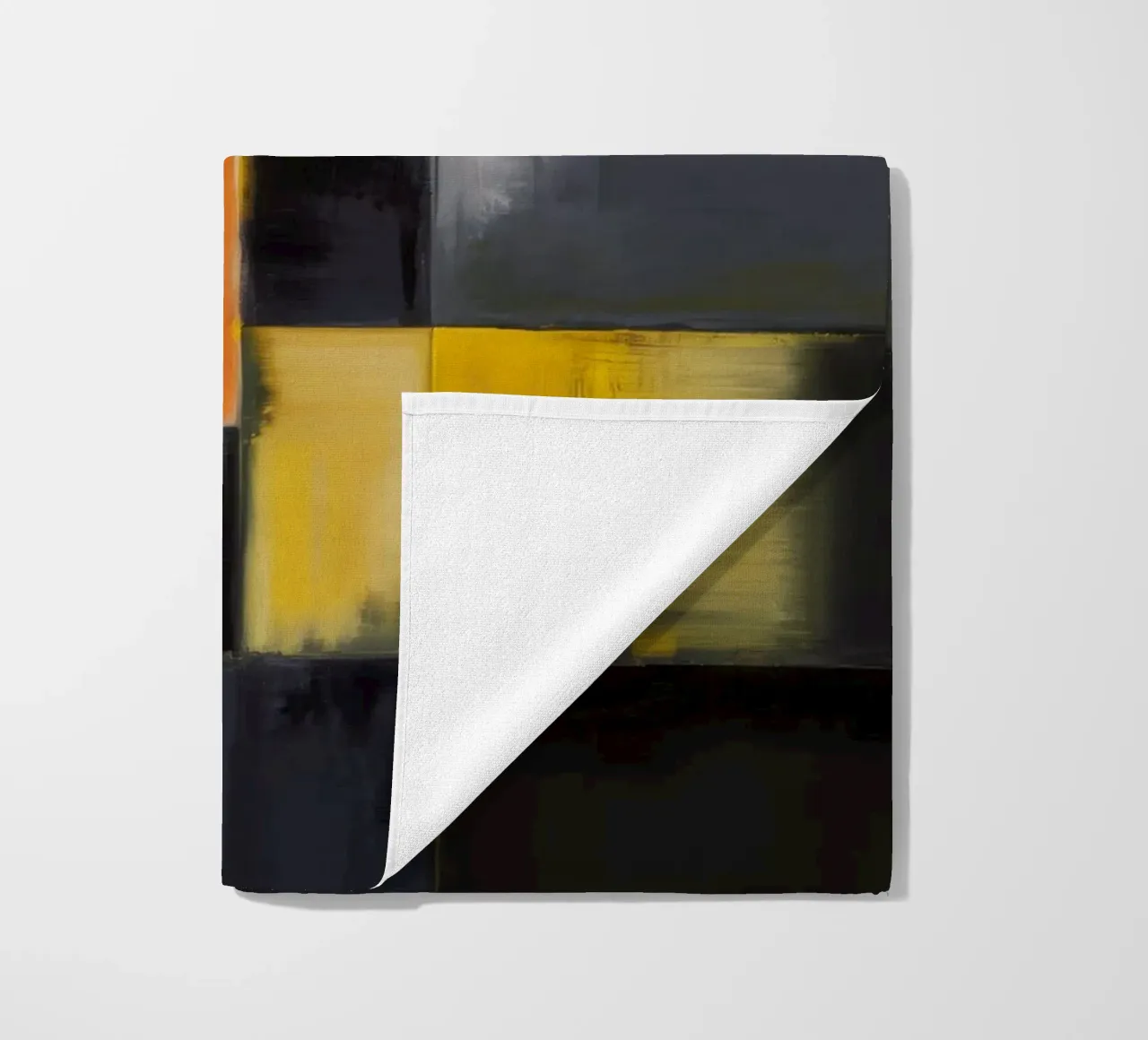 Block Frame Glow beach towel by Monarch Arc