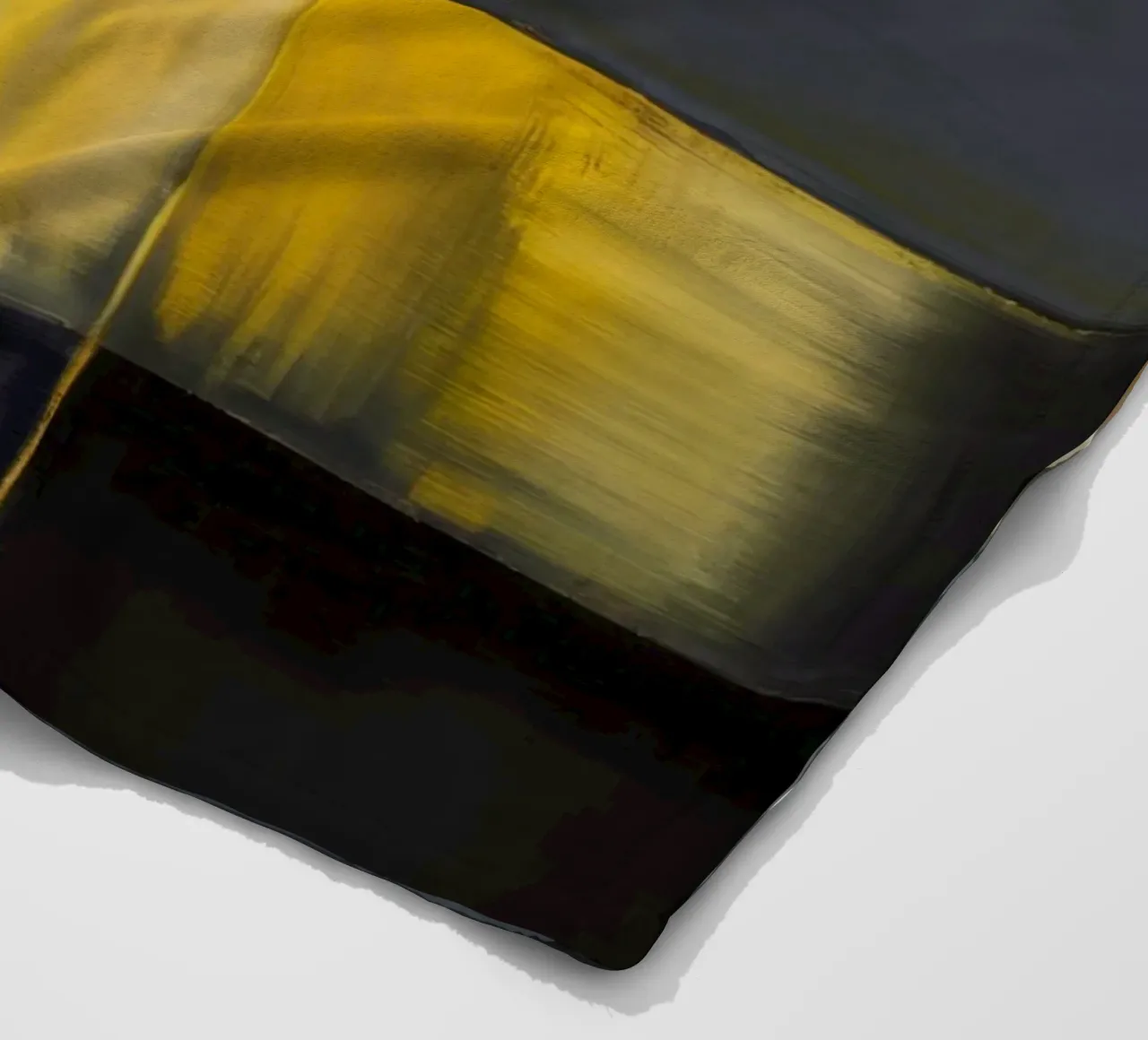 Block Frame Glow fleece blanket by Monarch Arc