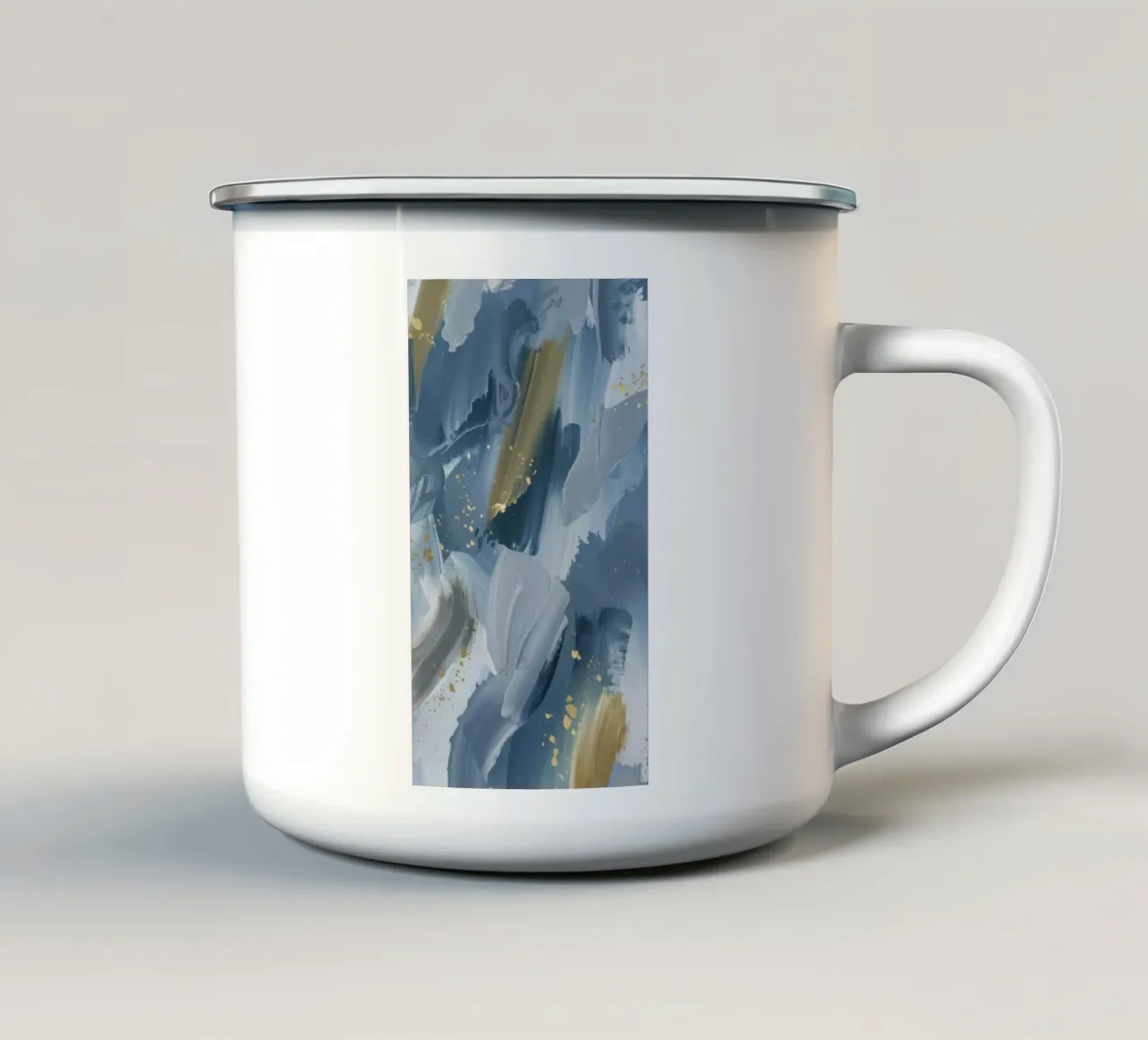 Bruma Toque Resplandor taza de esmalte de Monarch Arc