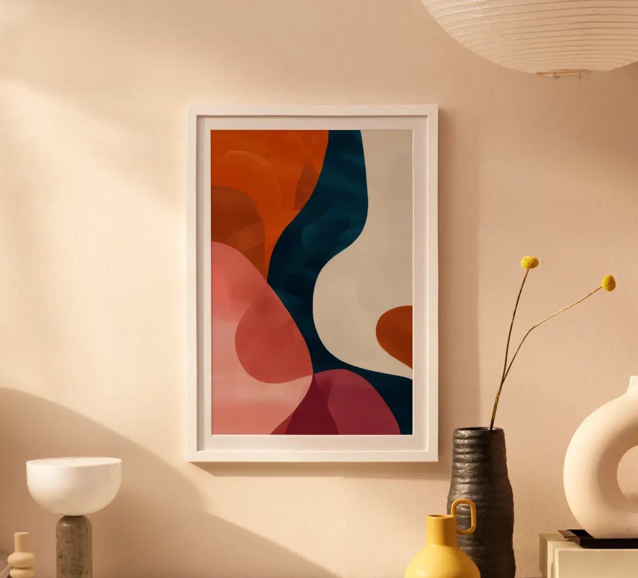 Gioco del flusso dei petali poster con telaio in plastica da Monarch Arc
