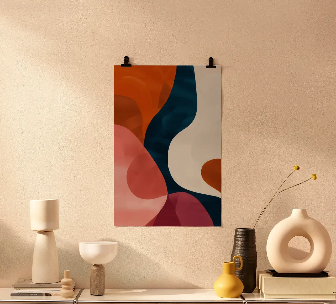 Gioco del flusso dei petali poster con telaio in plastica da Monarch Arc