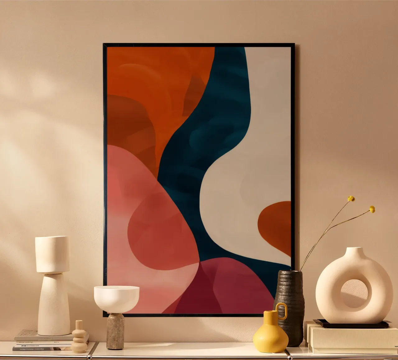 Gioco del flusso dei petali poster con telaio in plastica da Monarch Arc