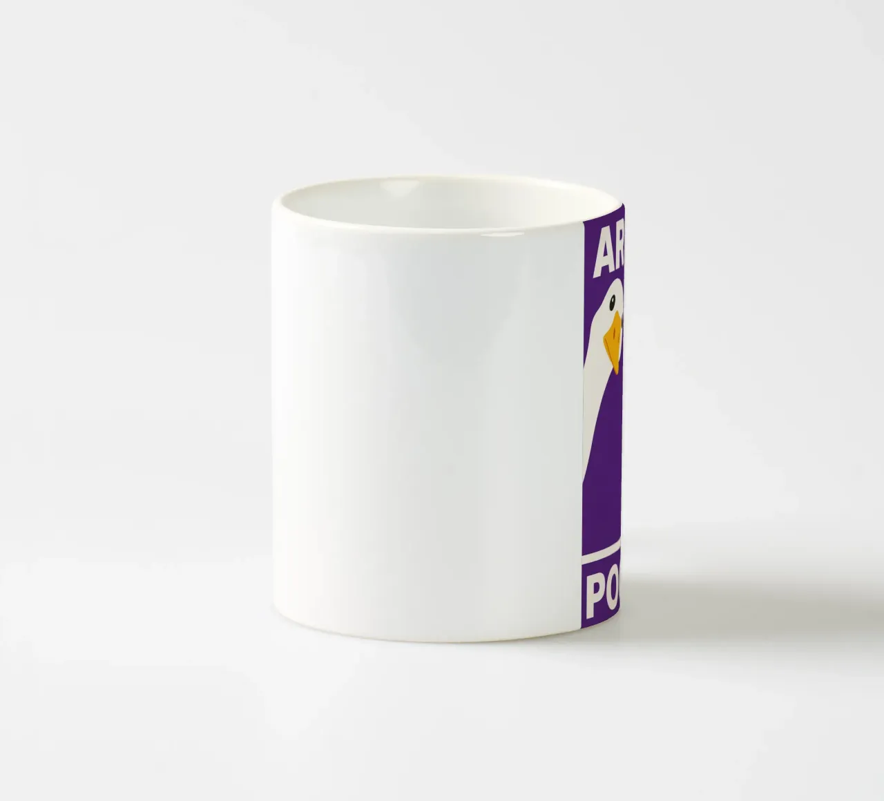 Anatra stai facendo la cacca tazza in ceramica da PitaraS