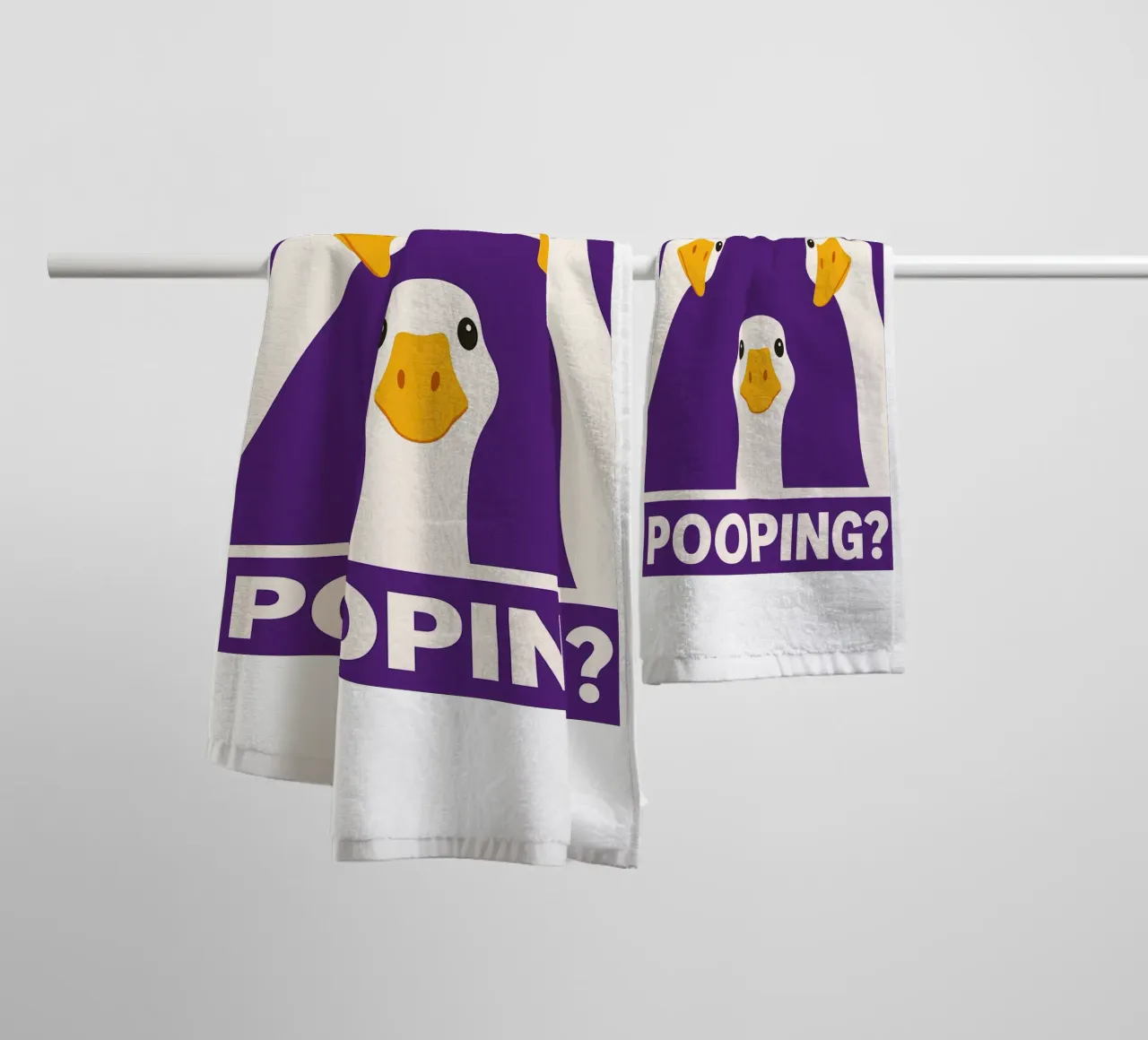Duck are you pooping towel by PitaraS