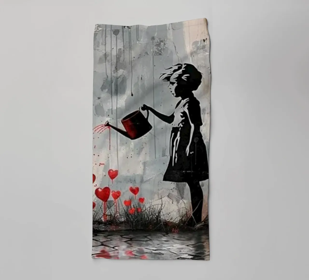 I fiori dell'amore asciugamano da bagno da Betty Shops