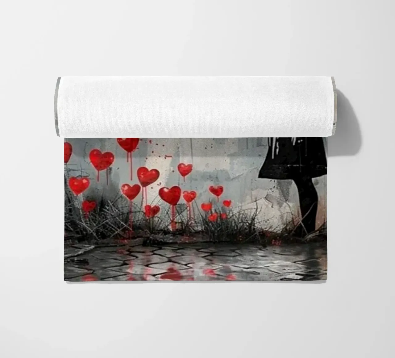 The Love Flowers beach towel by Betty Shops