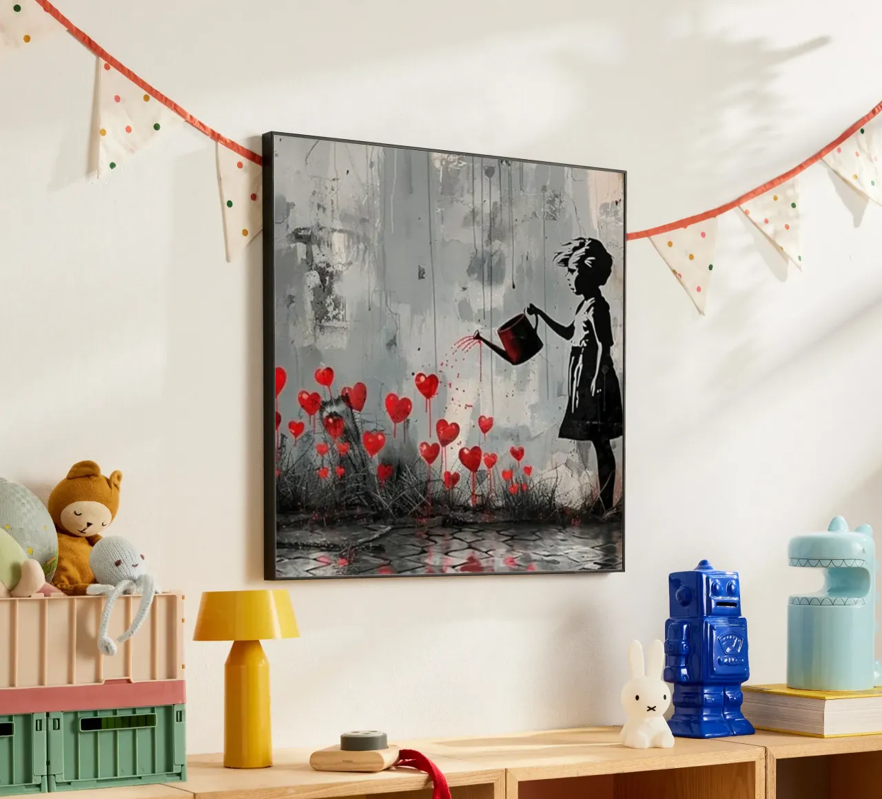 Las flores del amor aluminio dibond de Betty Shops
