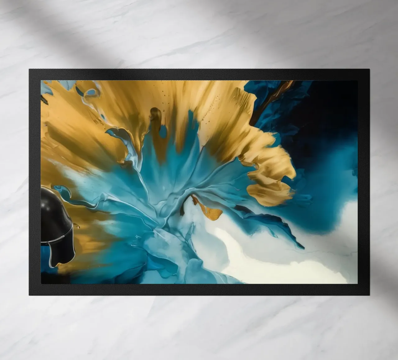 Explosion Tide Crest doormat by Monarch Arc