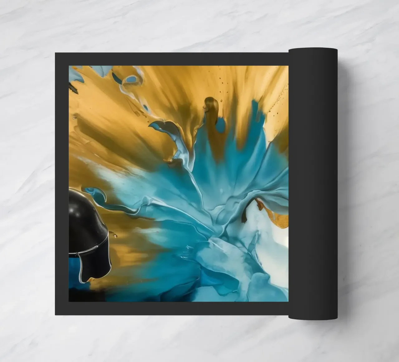 Explosion Tide Crest doormat by Monarch Arc